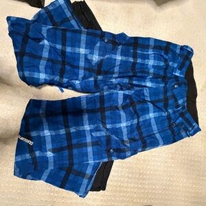 Burton Black and Blue Snowboarding Pants